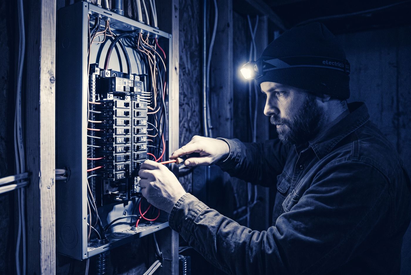 Electrical work in the field